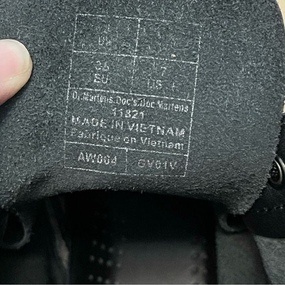 EUC 1460 WOMEN'S NAPPA LEATHER LACE UP BOOTS SZ7 - Picture 5 of 10